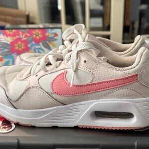 Nike Air Max Excee Low-Top Sneakers in Blush Pink and White